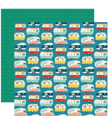 Designer-paper "HAPPY CAMPER"