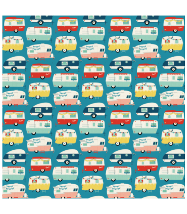 Designer-paper "HAPPY CAMPER"