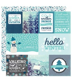 Designer-Papier "CARDS WINTER"