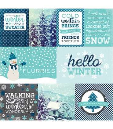Designer-Papier "CARDS WINTER"