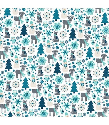 Designer-Papier "SNOW FRIENDS"