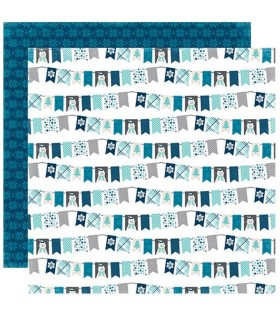 Designer-Papier "WINTER BUNTING"