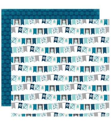 Designer-Papier "WINTER BUNTING"