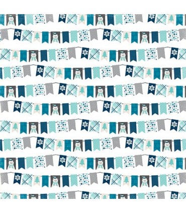 Designer-Papier "WINTER BUNTING"