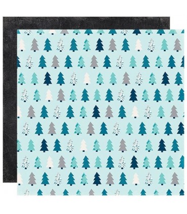 Designer-Papier "WINTER PINES"