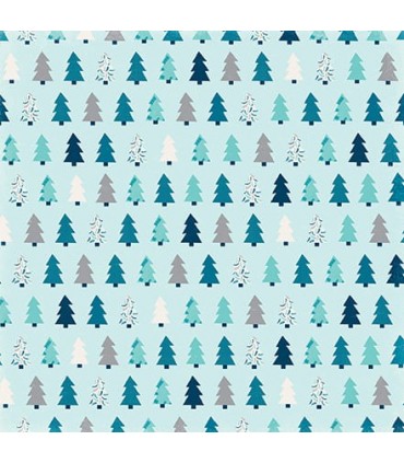 Designer-Papier "WINTER PINES"