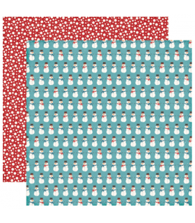 Designer-Papier "SNOWMAN FRIENDS"