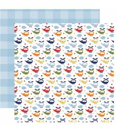 Designer-Papier "HELLO HELICOPTER"