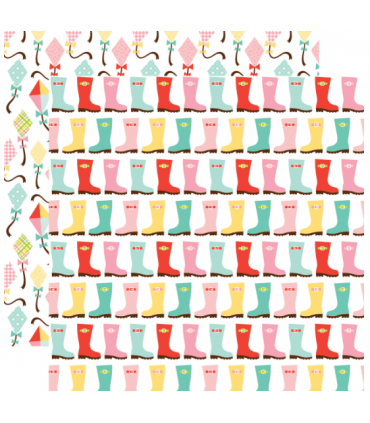 Designer-Papier "RAINBOOTS"