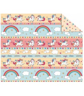 Fotokarton "EINHORN bunt"
