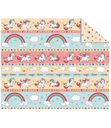 Fotokarton "EINHORN bunt"