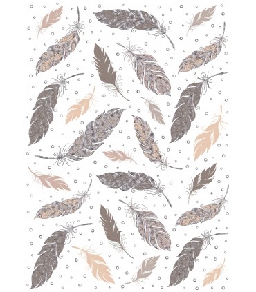 Metallic-Papier "FEDERN"