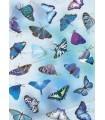 Transparent Paper "SCHMETTERLINGE blau"