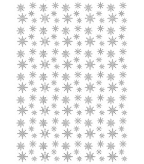 Silhouetten-Karton "EISKRISTALLE"