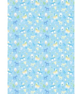 Transparentpapier "BABY blau"