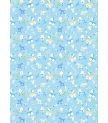 Transparentpapier "BABY blau"