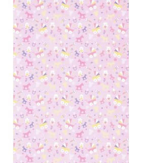 Transparentpapier "BABY rosa"