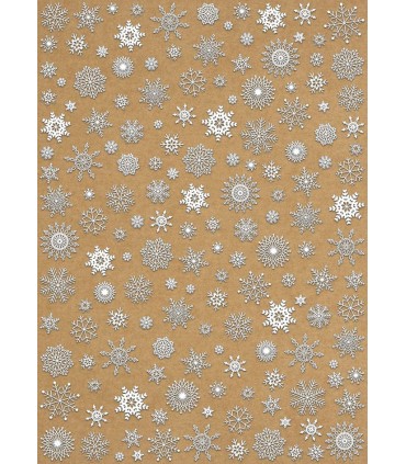 Metallic-Papier "SCHNEEKRISTALLE"