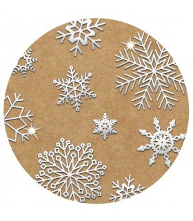 Metallic Paper "SCHNEEKRISTALLE"