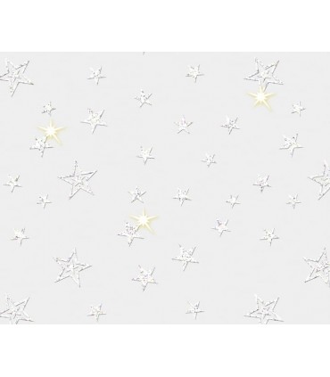 Transparentpapier "GLITZER STERNE"