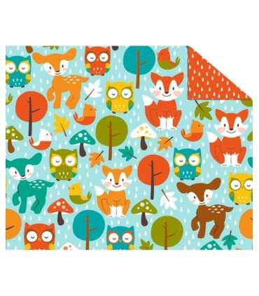 Fotokarton "WALDTIERE mint"