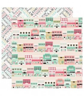 Designer-Papier "MAIN STREET SHOPPING"