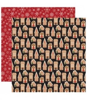 Designer-Papier "GINGERBREAD HOUSES"