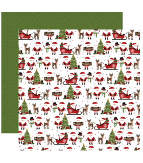 Designer-Paper  "NORTH POLE LIGHTS"  by ECHO PARK