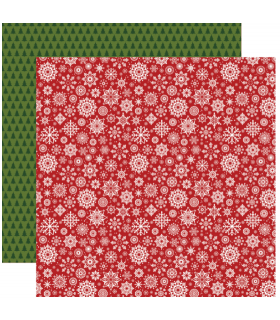 Designer-Paper  "SWIRLING SNOWFLAKES"  by ECHO PARK