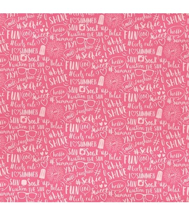 Designer-Paper  "SUMMER LOVIN PLAID"  by ECHO PARK