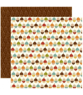 Designer-Papier "HARVEST ACORNS"