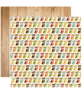 Designer-Papier "THANKFUL OWLS"