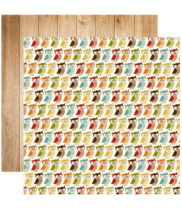 Designer-paper "THANKFUL OWLS"